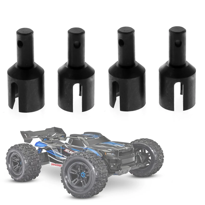 4Pcs Metal Steel Front And Rear Differential Output Cup 9583 For 1/8 Traxxas Sledge RC Car Upgrades Parts Accessories