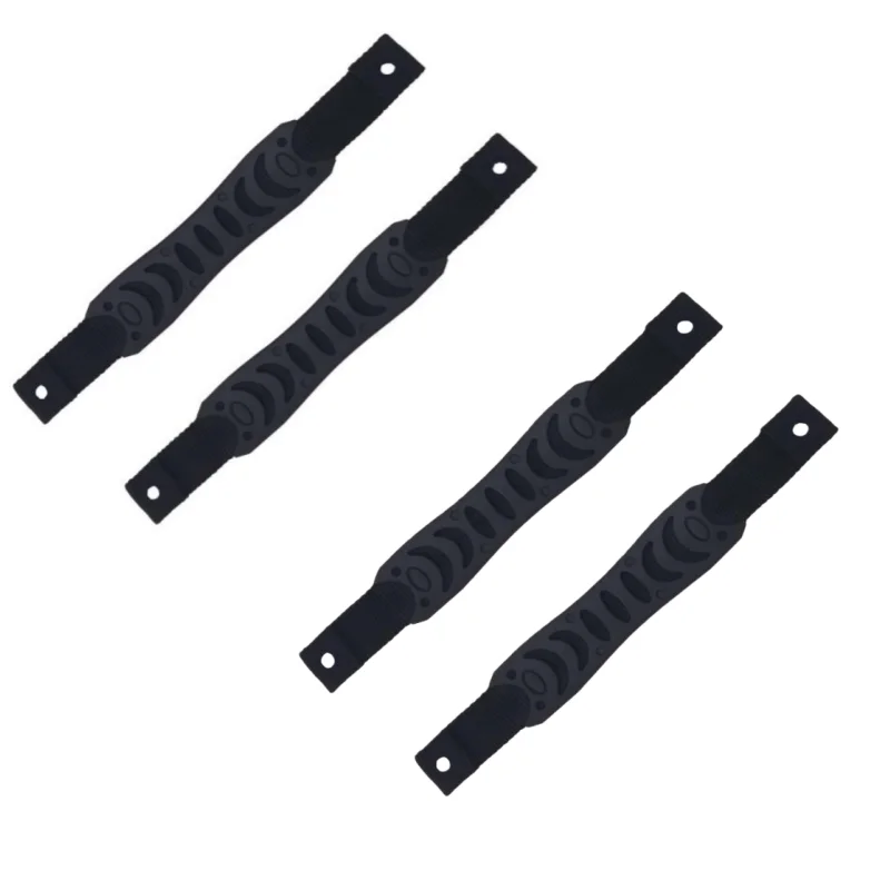 ISURE MARINE - Juego de 4 Asas de Transporte para Kayak, Color Negro, para Kayak Ocean Perception, Deportes Acuáticos, Canoa, Bote