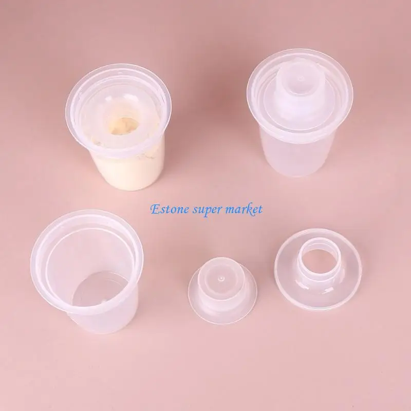 090B Pack of 6 Infant Formula Dispensers Secure Lid Powder Containers for Daily Use