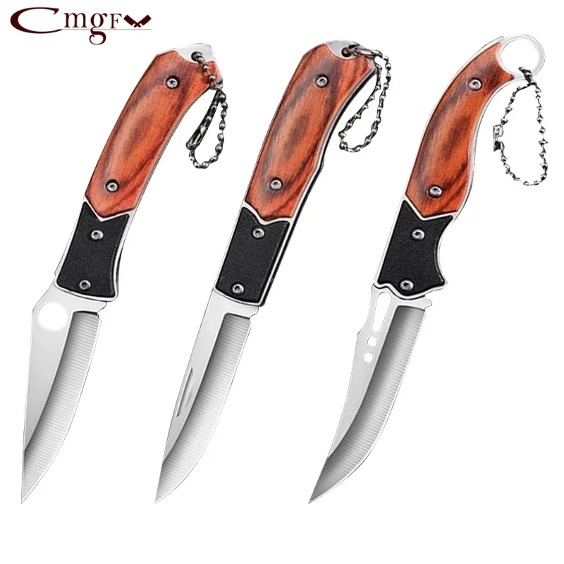 Fruit Kitchen Knife Stainless Steel Peeling Paring Knife with Non-slip Handle Utility Knives for Kitchen Accessories BBQ Tools