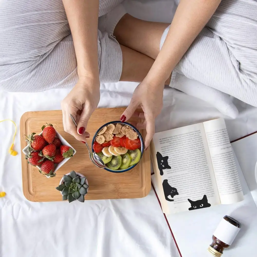 고양이 책갈피, 귀여운 귀여운 책 페이지 클립, 창의적인 검은 고양이 책 마커, 독특한 독서 선물, 학용품, 7 개