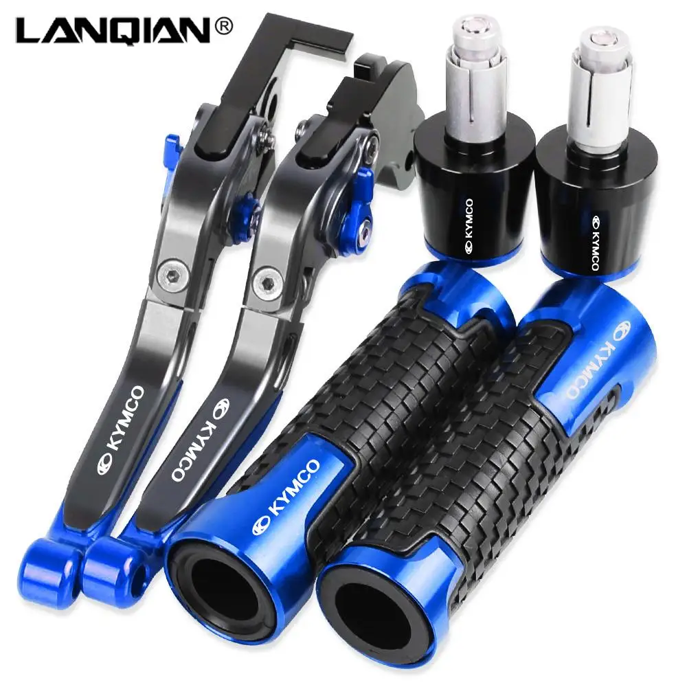 

For YAMAHA KYMCO XCITING 250 300 400 500 ALL YEARE Motorcycle Brake Clutch Levers Non-slip Handlebar Handle Hand Grips Bar Ends