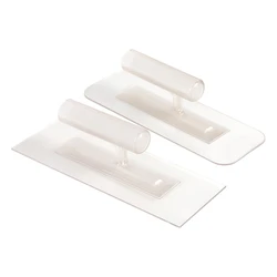 Plastic Trowel with Comfortable Grip Handle Round /Square Trowel Tools 240mm Length Finishing Trowel Plastering Dropship
