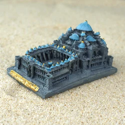 resin figure mental psychological sand table game box court therapy Sultan Ahmed Turkish Blue Mosque building modelCastle Palace