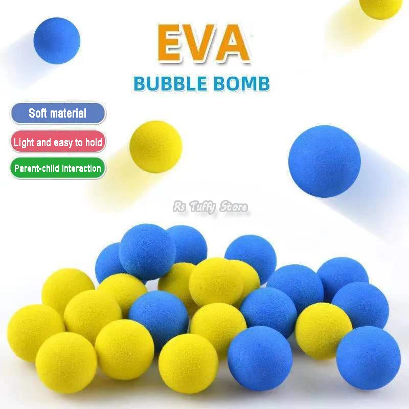 

5/10bag EVA Soft Bullets for Air Powered Children Interactive Aerodynamic Gun Air Shoot Gun Desktop Indoor Outdoor Shooting Game