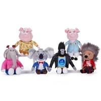 2025 New 12 Inches SING 2 Plush JOHNNY ROSITA MEENA BU STER Anime Plushies Cute Soft Game Peripherials Figure Dolls Toys Gifts