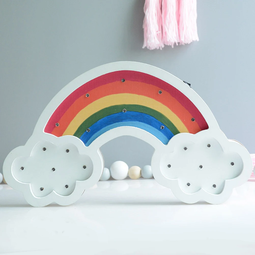 

Light Rainbow Wood Lamp Rainbow Wall Lamp LED Light Rainbow Rainbow Hanging