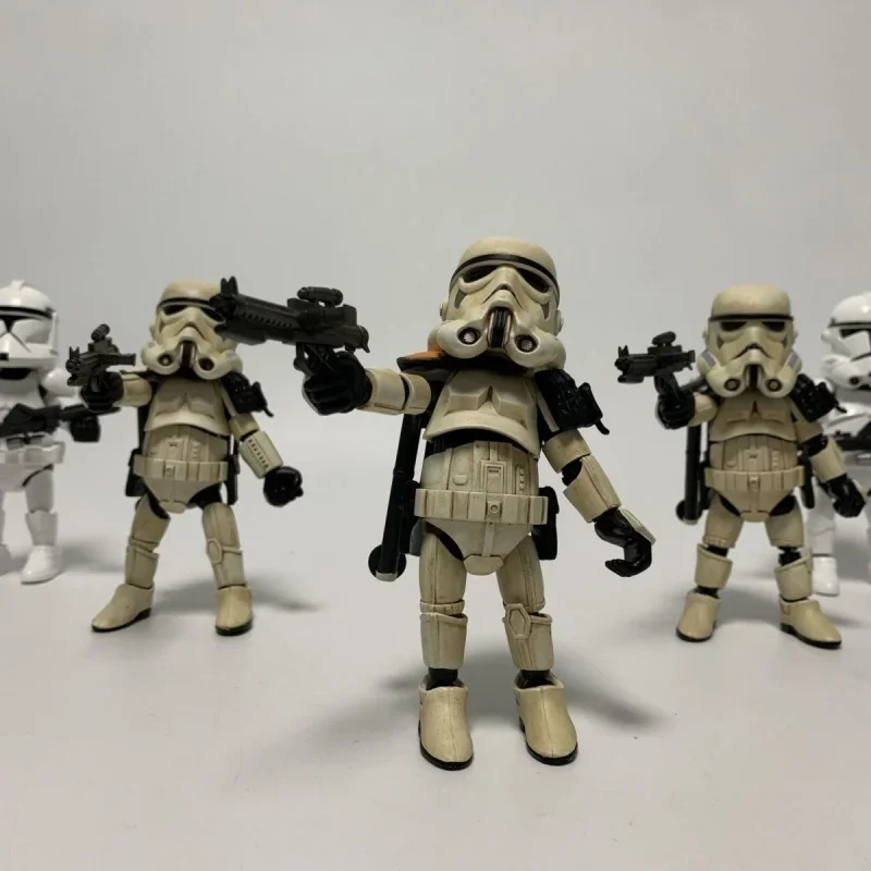 

14cm Hot Arrival New Herocross Star Wars Q Version Stormtroopers Anime Figure Imperial Stormtrooper Action Figure Kids Gift Toys