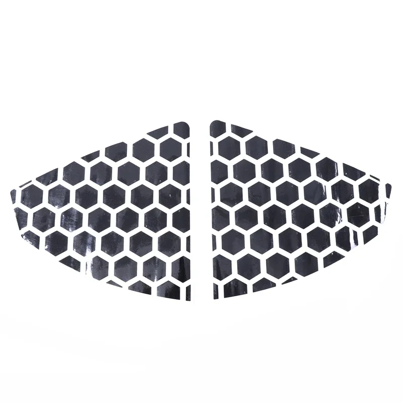 ملصق أسود من كلوريد البولي فينيل للسيارة ، زهرة النافذة المثلثة الخلفية ، ملحقات السيارة الخارجية ، سوبارو WRX-Pull