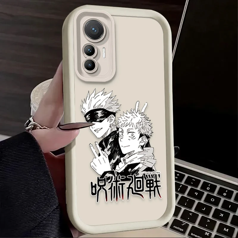 أنيمي Jujutsu Kaisen قضية الهاتف ل Xiaomi Poco F7 F6 F5 F4 F3 M5s C65 C75 C71 X7 X6 X5 X4 GT X3 NFC M7 M6 Pro 4G 5G الغطاء الخلفي #3