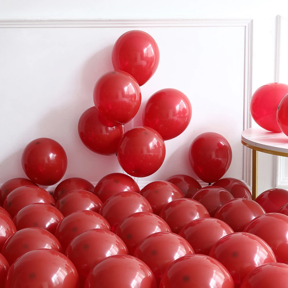 113pcs Burgundy Pink Valentine's Day Balloon Garland Kit LOVE Rose Envelope Foil Balloon Wedding Bridal Anniversary Birthday Dec - view 5