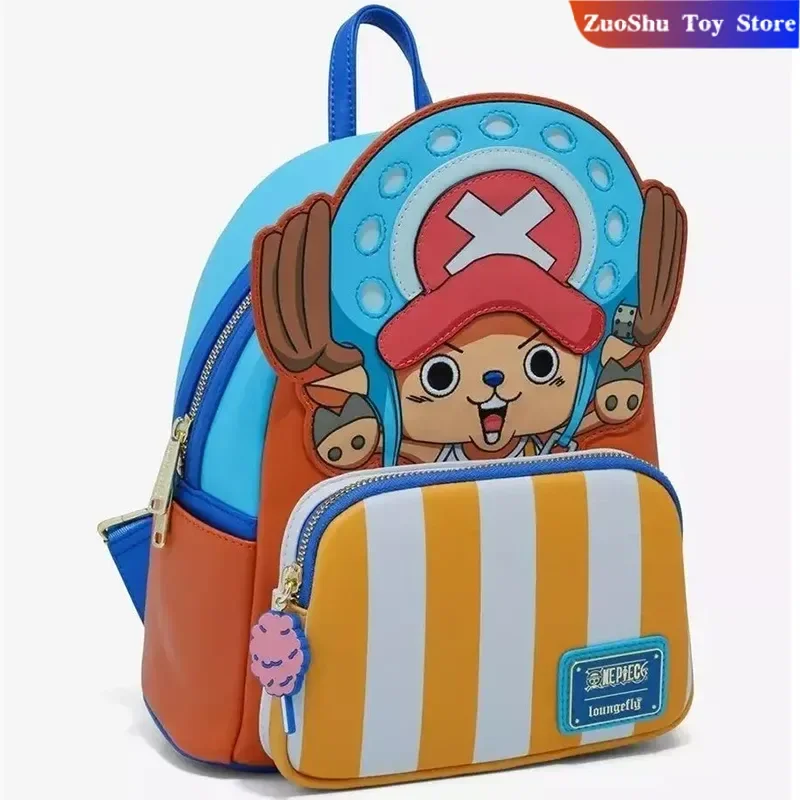 

New Loungefly One Piece Cartoon Character Chopper Mini Backpack Anime Peripheral Children'S Outdoor Leisure Bag Surprise Gifts