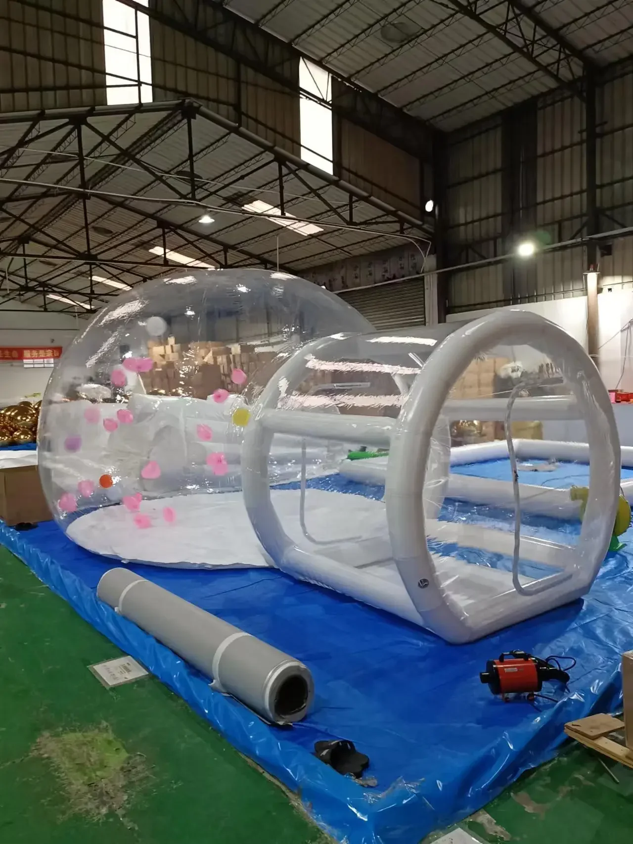 

Outdoor internet celebrity balloon rotating transparent inflatable bubble house tent spherical display camping bubble type mobil
