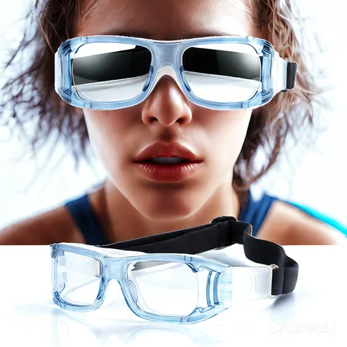 Imagen 2 del producto Miopía hipermetropía Gafas deportivas ligeras con lentes graduadas: gafas modernas compatibles con Rx para fútbol y baloncesto