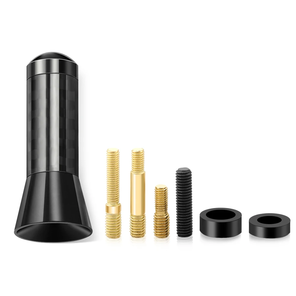 

Car Roof Antenna Carbon Fiber Screw Short Stubby Mast Accessories for BMW MINI COOPER R56 R55 R60 R61 Countryman F55 F56 F60