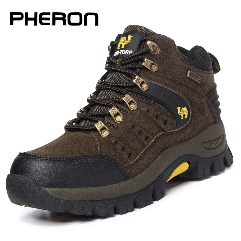 New Couples Outdoor Mountain Desert Climbing shoes. Men Women Ankle Hiking Boots, Plus Size Fashion Classic Trekking Footwear