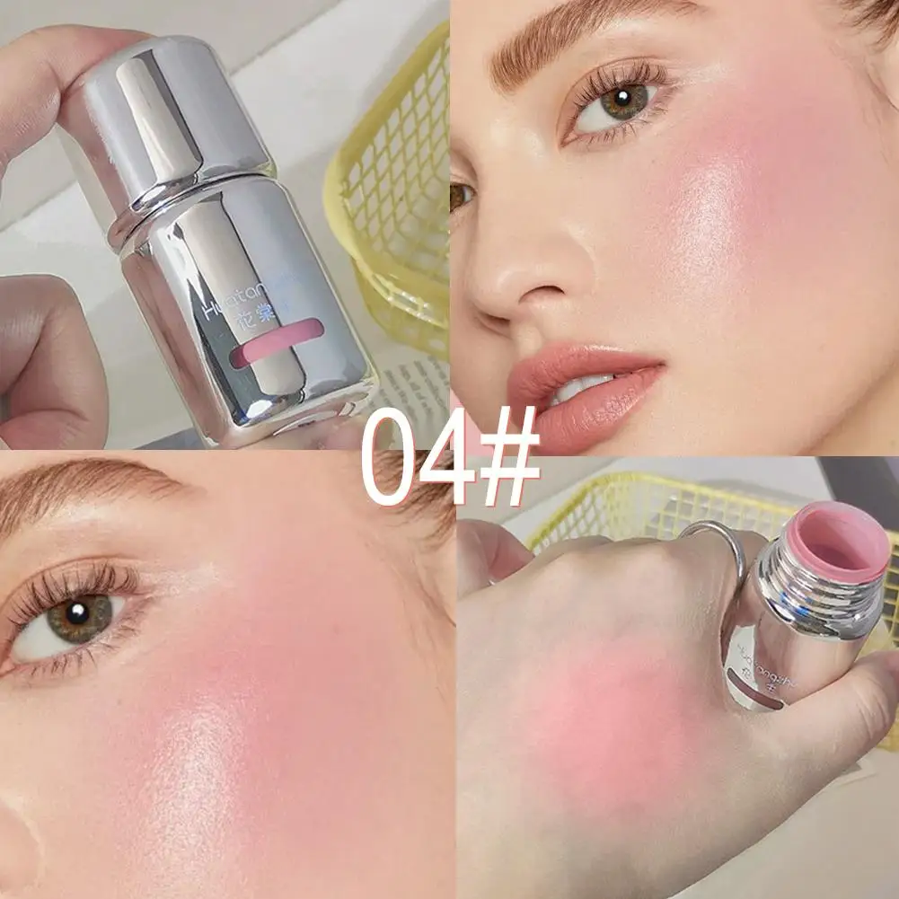 Korean Style Liquid Blush Nature Matte Velvet Blush Brighten Makeup Face Blusher Stick Eyeshadow Rouge Contouring Cosmetics I3D6