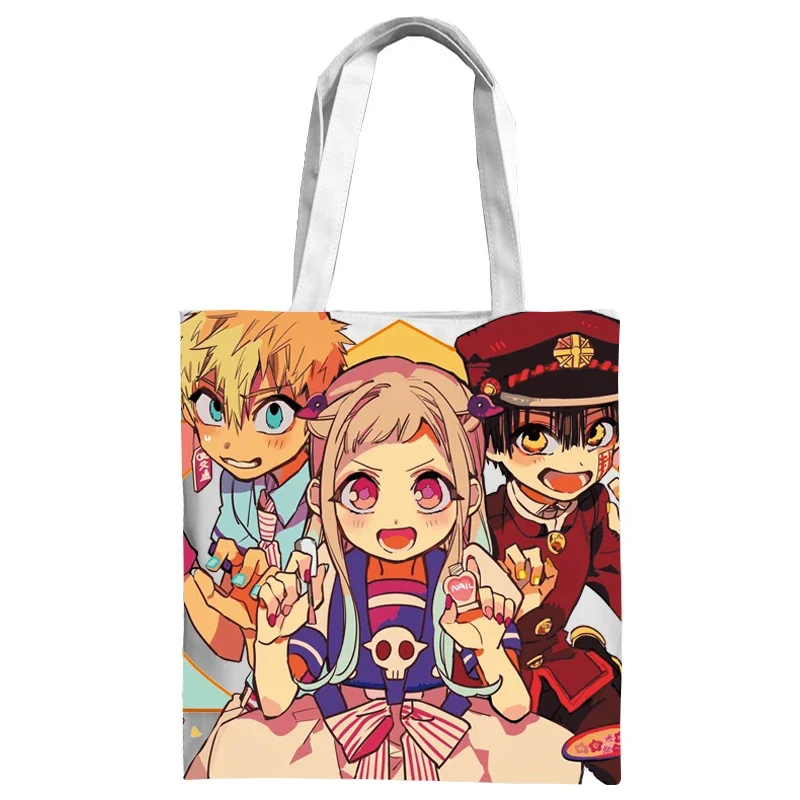 Anime Toilet-Bound Hanako-kun Shoulder Bag Canvas Girls Shopping Bag Tote Bag