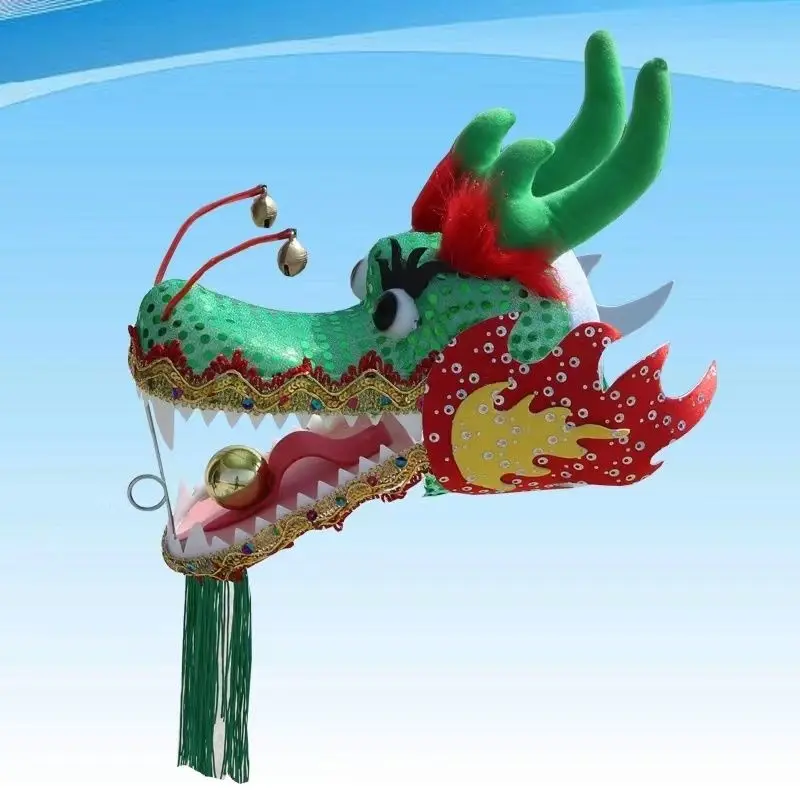 5 ألوان من البلاستيك لرقص التنين الصيني ملحقات المهرجانات (400 جرام) #4