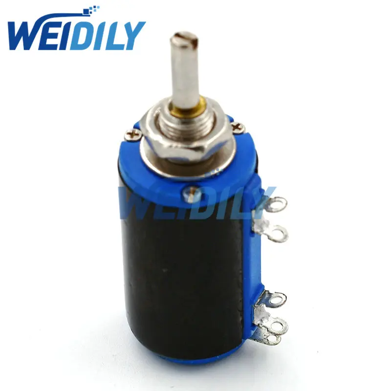 1PCS 10KR 10K Ohm Potentiometers WXD3-13 2W 5 Ring Multi-circle Precision Wire-wound Potentiometer