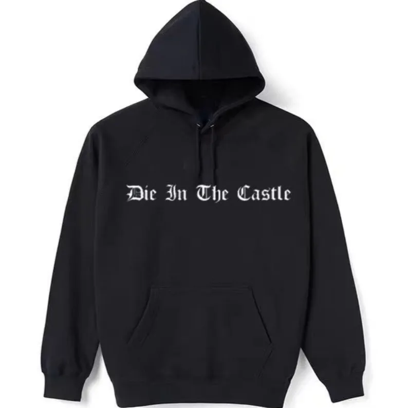 

Толстовка Die in The Castle MISTERK в стиле хип-хоп с модным принтом замка для мужчин