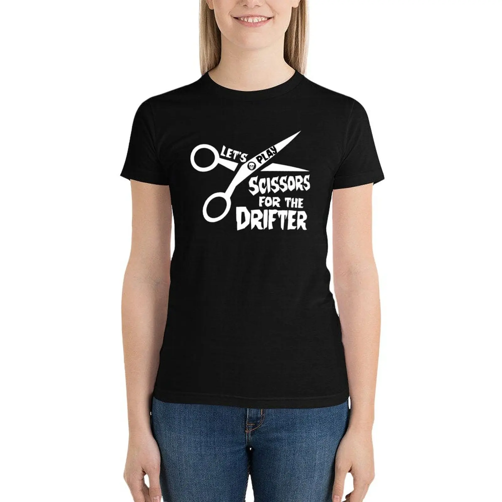 Let's Play Scissors for the Drifter T-Shirt tees summer tops korean fashion ariat shirts for Women