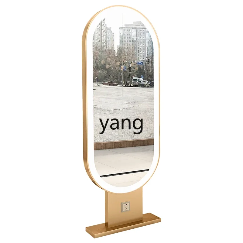 

LMM Special Floor Double-Sided Mirror Hairdressing Mirror Hairdressing Shop Hair Cutting Mirror