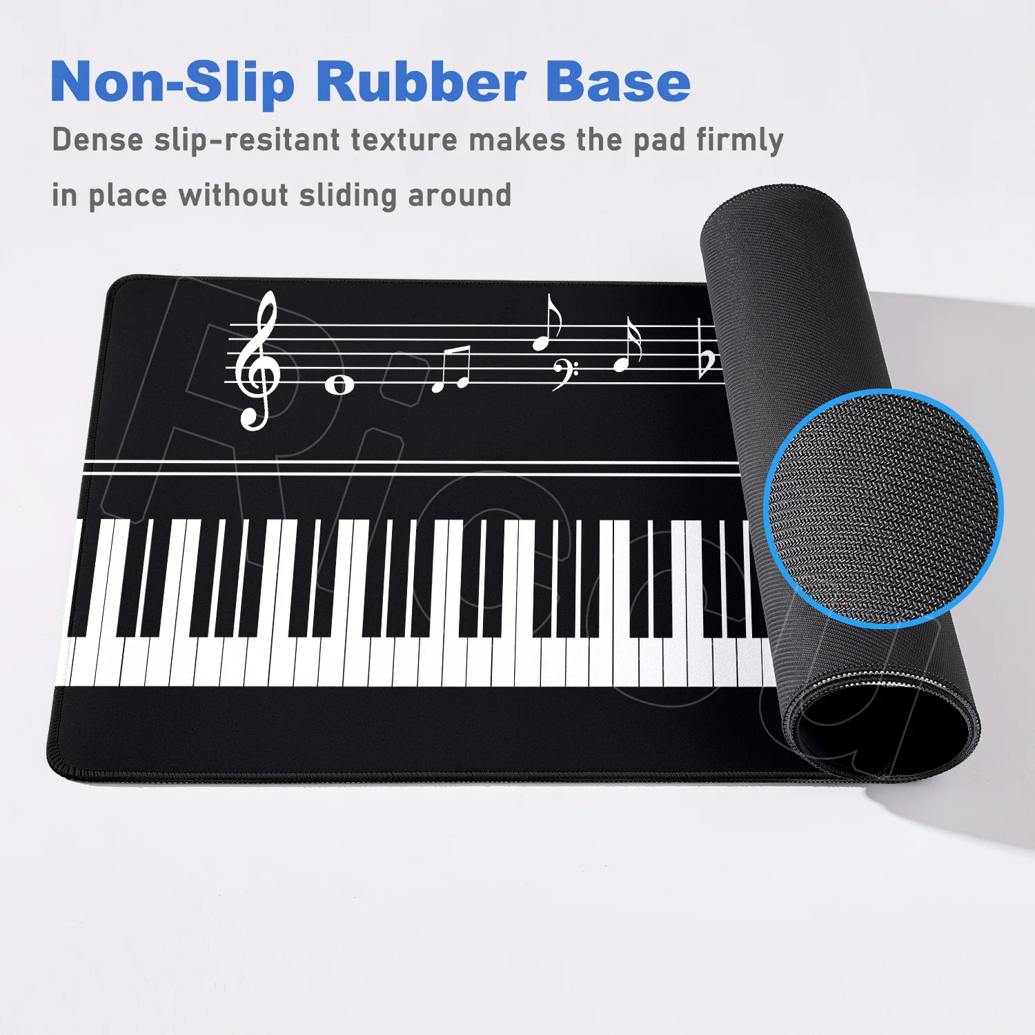 جديد الموسيقى ملاحظات البيانو ماوس الوسادة اللوحي ماوس الوسادة كمبيوتر محمول XXL سطح المكتب ماوس لطيف HD الألعاب الكمبيوتر لوحة المفاتيح لعبة مكتب عمل الحصير