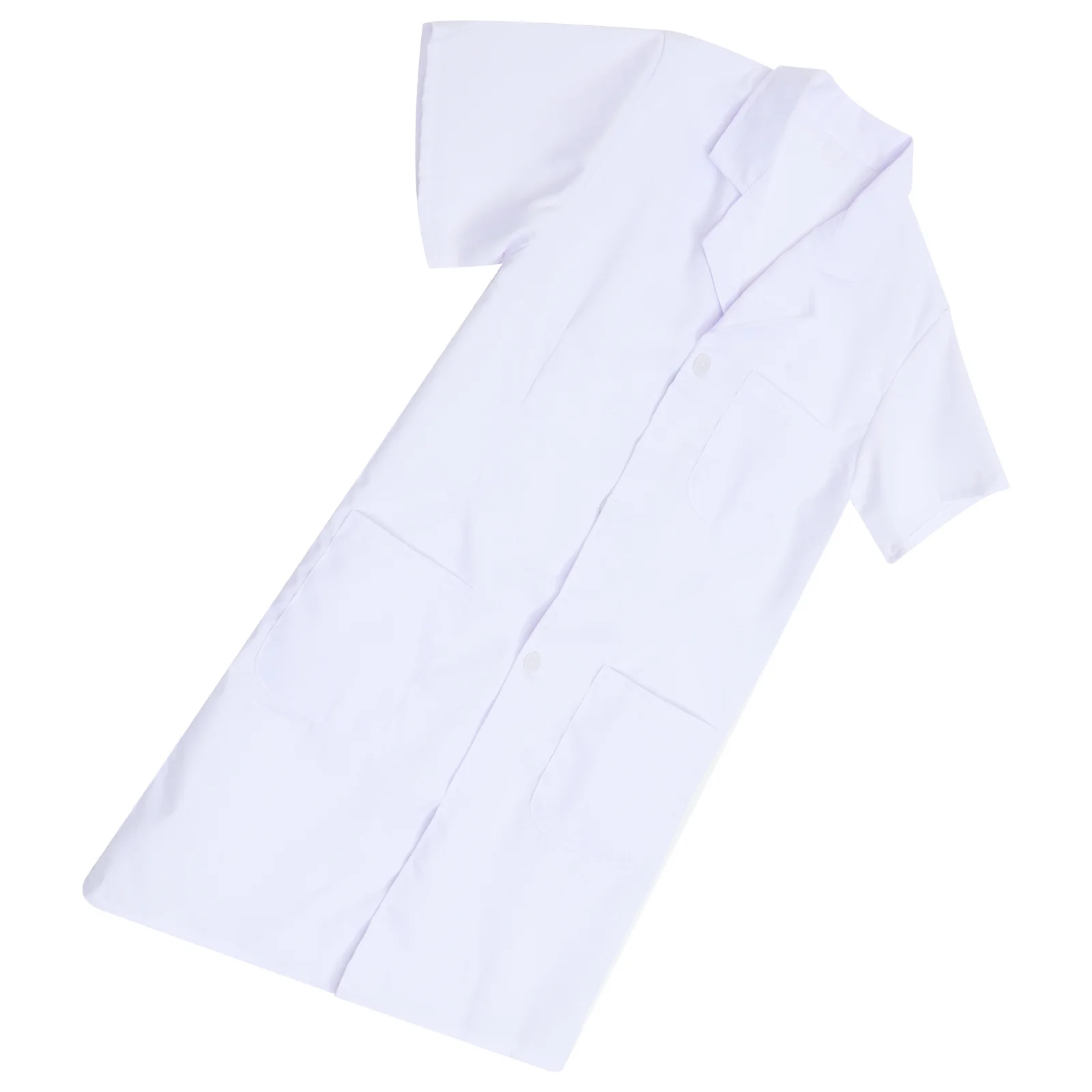 Professional Short Sleeve Nurse Dress for Women Made of High Quality Polyester Comfortable Fit Uniform for Clinic Spa Worker
