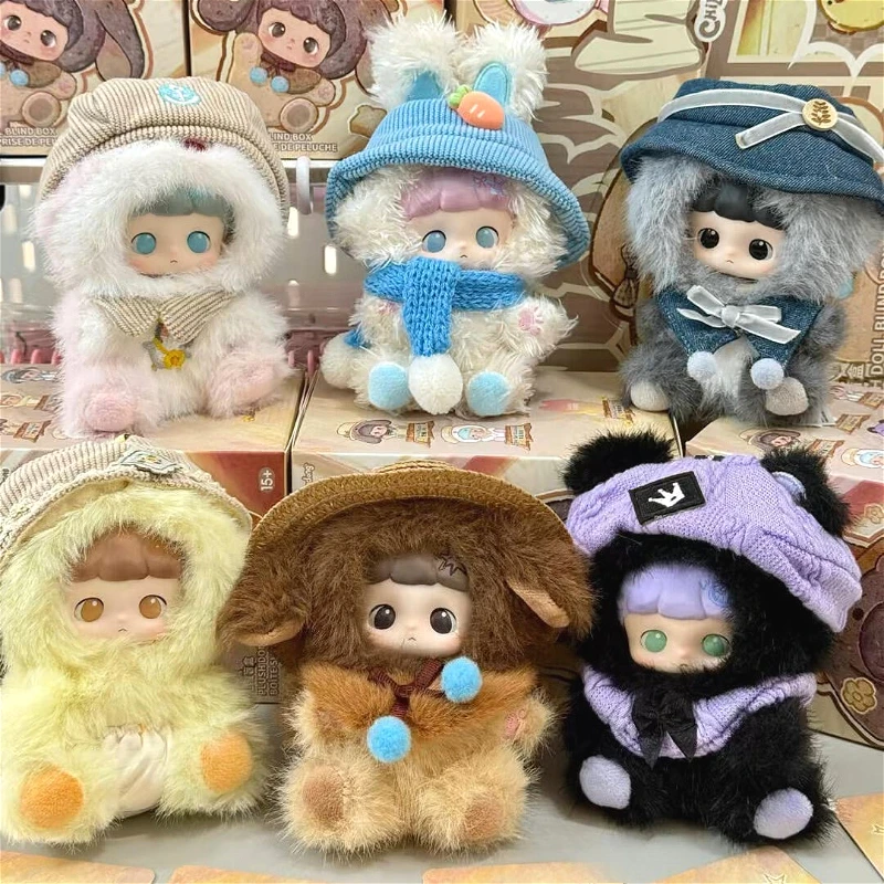 

MaiDongDong Warm Wood Childrens Whispers Series Blind Box Surprise Bag Mystery Anime Figure Doll Cute Anime Toy Collectible Gift