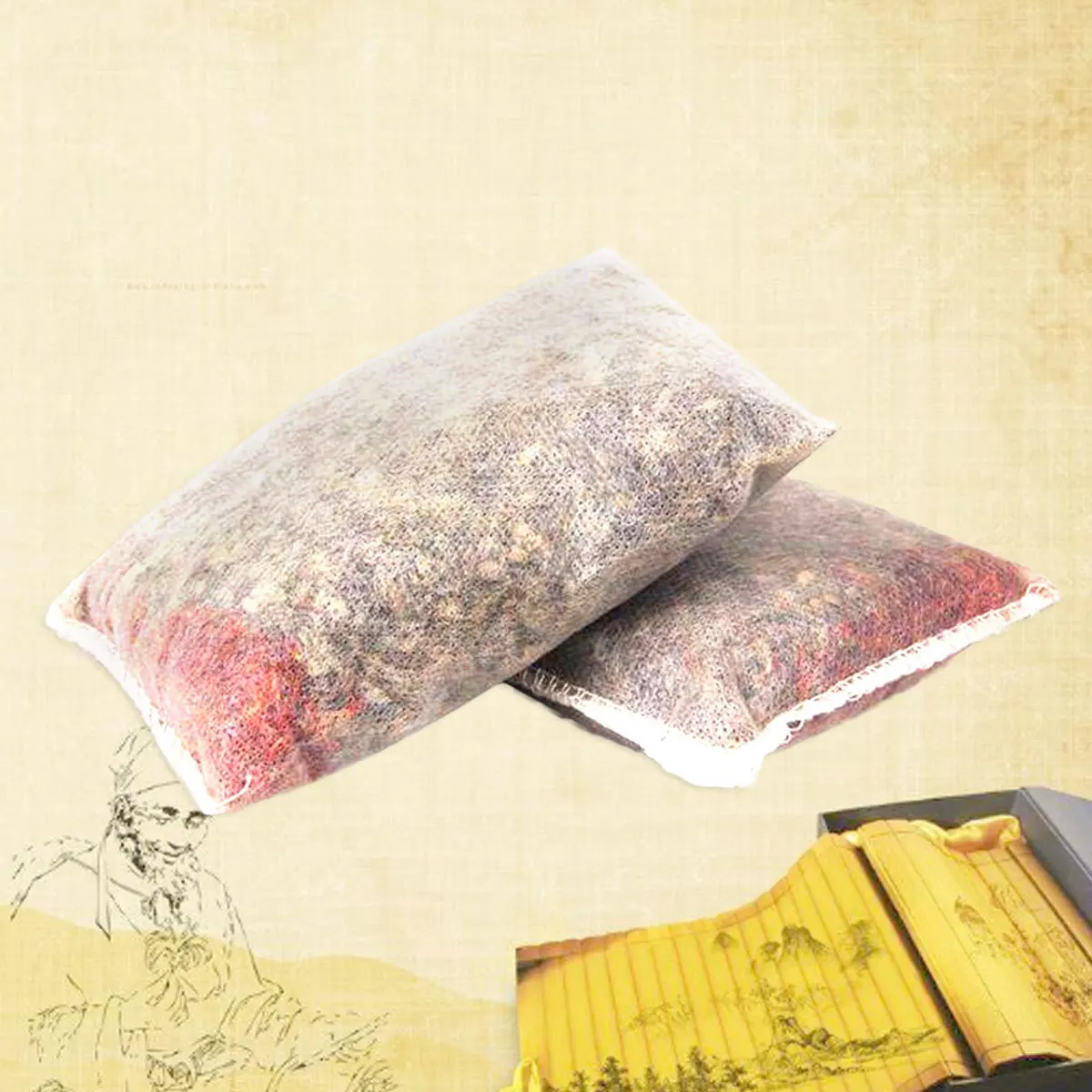 10 قطعة حقيبة الطب الصيني نقع لتخفيف التوتر قرحة العضلات ترطيب العناية بالبشرة حمام العلاج أملاح الاستحمام #5