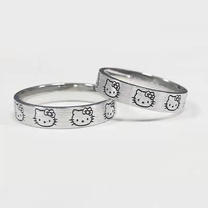 

Sanrio Hello Kitty Cartoon Ring Anime Figures Cute Kuromi Children Q Figural Anime Merchandise Decoration Cute Kid Birthday Gift