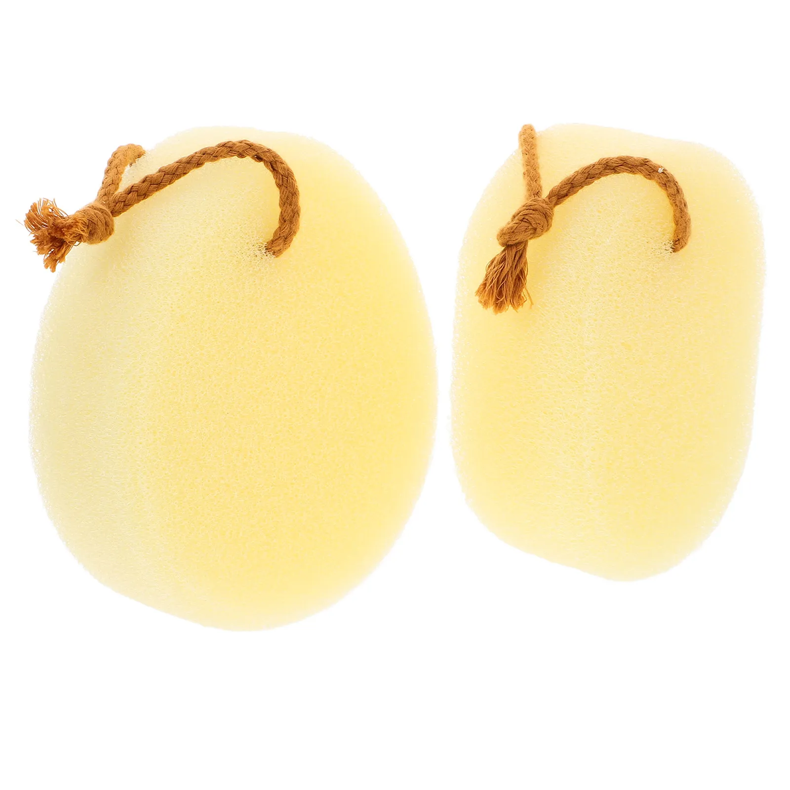 2Pcs Body Sponge Bath Scrubber Shower Sponge for Exfoliation Deep Cleaning Relaxation Smooth Skin Lightweight Hotel Camping