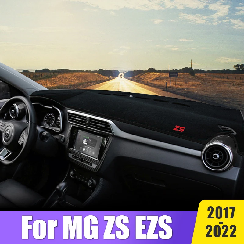 

Dashboard Cover Avoid Light Mat For MG ZS EZS EV 2017 2018 2019 2020 2021 2022 2023 Car Anti-UV Non-Slip Pad Instrument Carpet