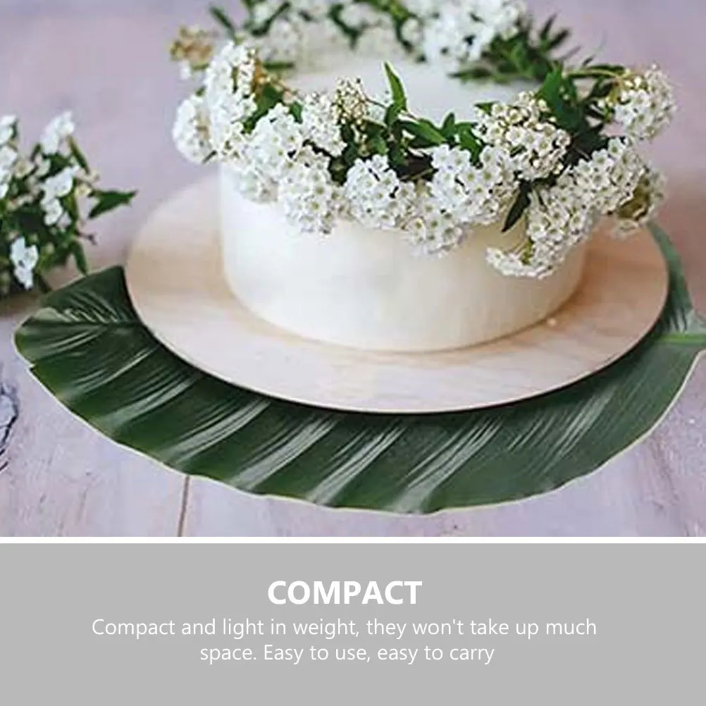 

10Pcs Silk Leaf Table Placemats Household Dining Table Mats Heat Insulation Cushion Decorative Tableware Place Mats for Party