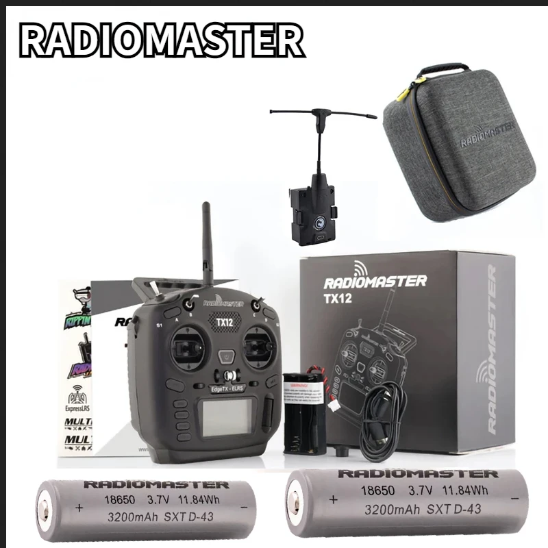 

RadioMaster TX12 MK II ELRS EdgeTX Multi-Module Compatible Digital Radio Transmitter TBS CROSSFIRE MICRO TX Radio Controller