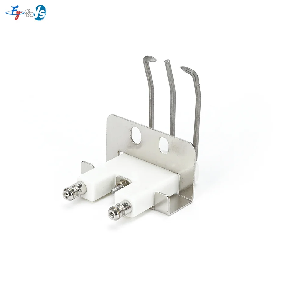 Gas Burner Ignition Electrode Flame Sensor Probe Ceramic Igniter Needle for Infrared Gas Stove Oven Burner Replacement Parts