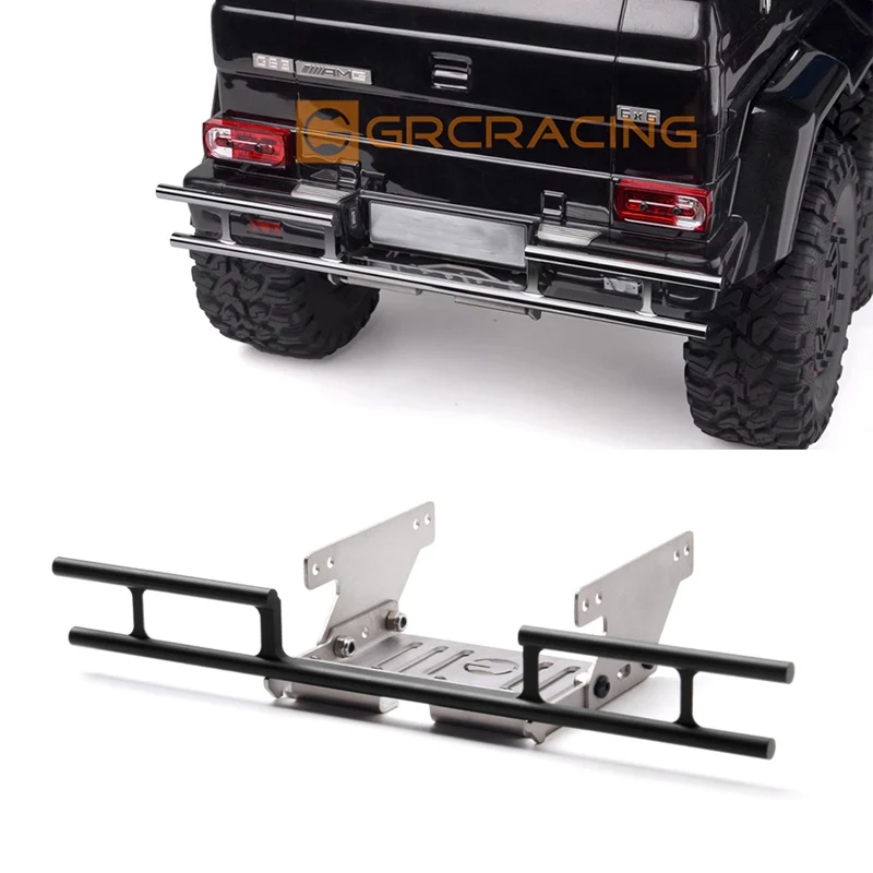 

Metal 7075 Aluminum Alloy Rear Bumper with Guard Accessories for 1/10 RC Crawler Car Traxxas TRX4 G500 TRX6 G63 Upgrade Parts