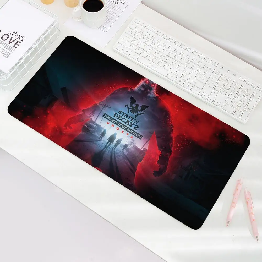 Hot Survival simulation game State of Decay 2 Mouse Pad Non-Slip Rubber Edge Office locking escritorio mousepads Game play mats for notebook PC computer