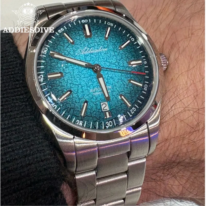 

ADDIESDIVE 39mm Automatic Mechanical Watches 8215 Movement 10Bar Waterproof BGW9 Luminous 316L Stainless Steel Watch For Men's