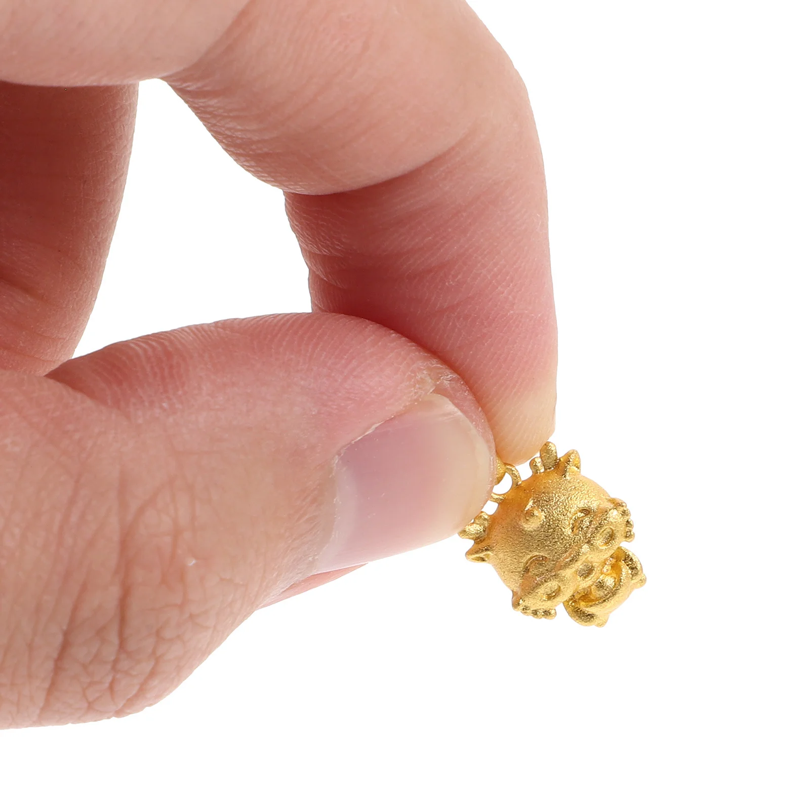 

6Pcs Delicate Dragon Pendants Copper Charms for Clavicle Chain Necklace DIY Jewelry Making Craft Gift for Women Men