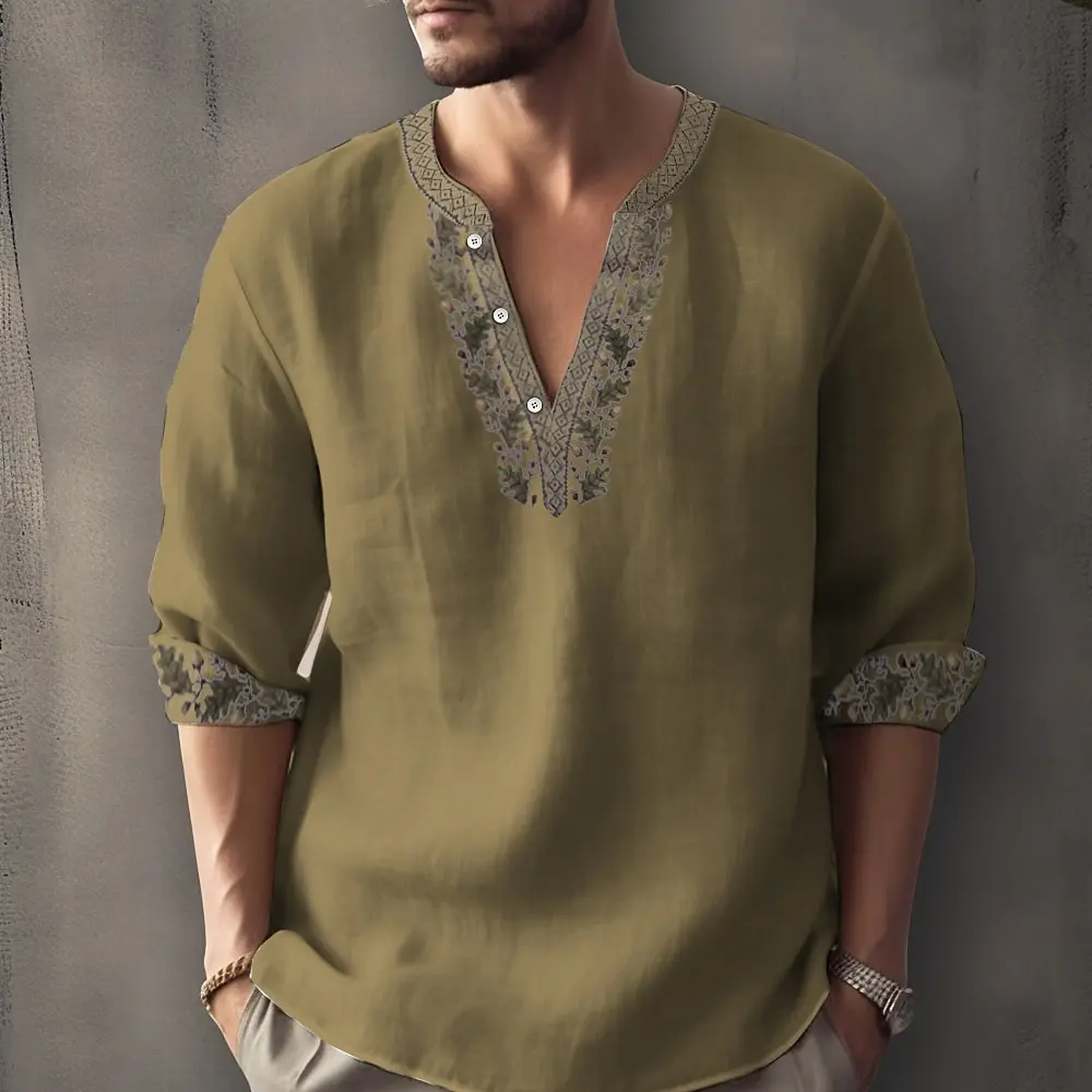 تي شيرت ريترو للرجال مطبوع ثلاثي الأبعاد بأكمام طويلة، تي شيرت علوي للملاحة كبير الحجم، ملابس رجالية، ملابس شارع فاسق