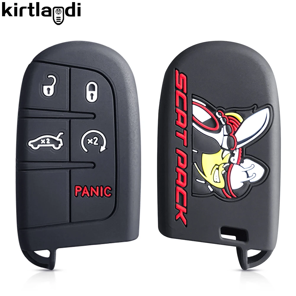 Key Cover For Dodge Journey Challenger Jcuv Charger For Chrysler Cherokee Compass S Renegade Grand Commander For Fiat 500x Case