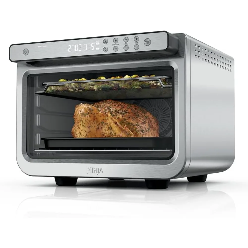 10-in-1 Air Fry Digital Countertop Convection Toaster Oven with Air Fry, Air Roast, Broil, Bake, Whole Roast, Pizza