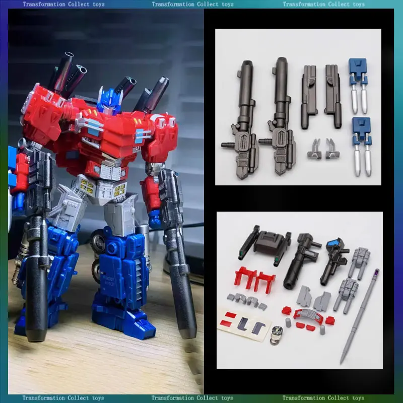 

In Stock 3D DIY Upgrade Kit LED GUN Filler Sticker For Legacy United Orion Pax Accessories Model Toy