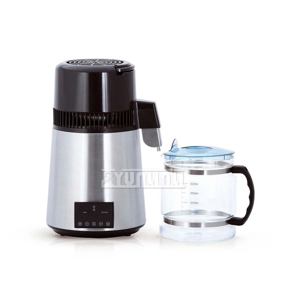 

Distilled Water Purification Machine Household Multifunctional Water Purifier Filter 4L Stainless Steel