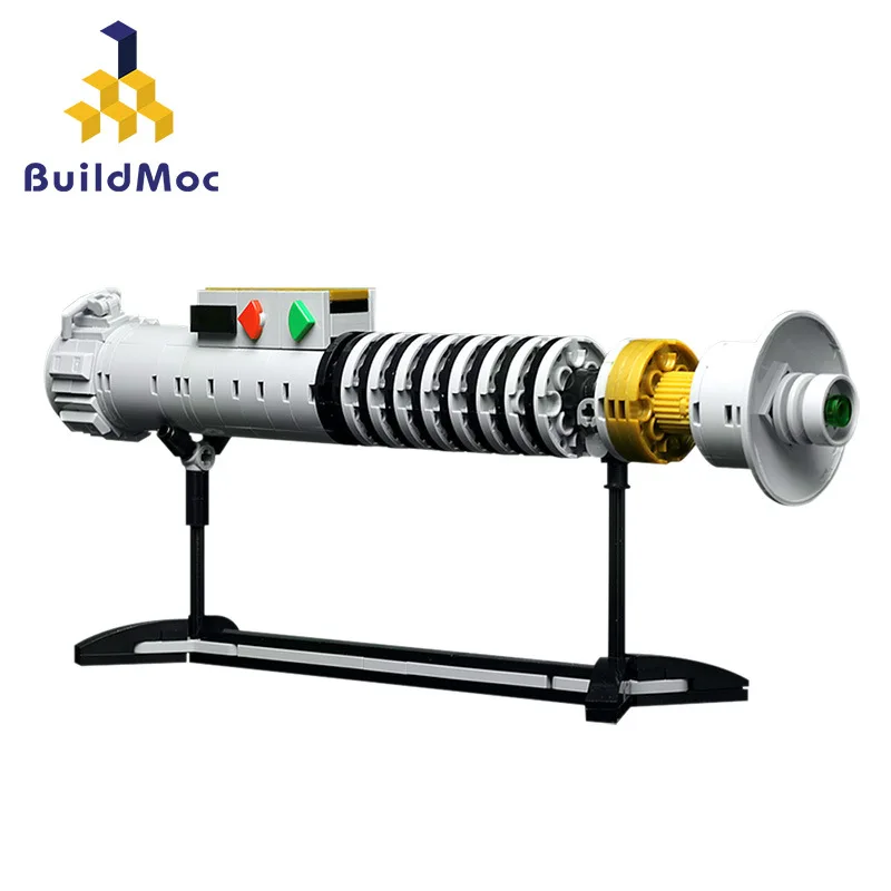 

Совместимый с Buildmoc MOC-15292 Green Hero Light Sword C5307 Пазл для мальчиков в сборе Строительный блок Игрушечные кирпичи для детей