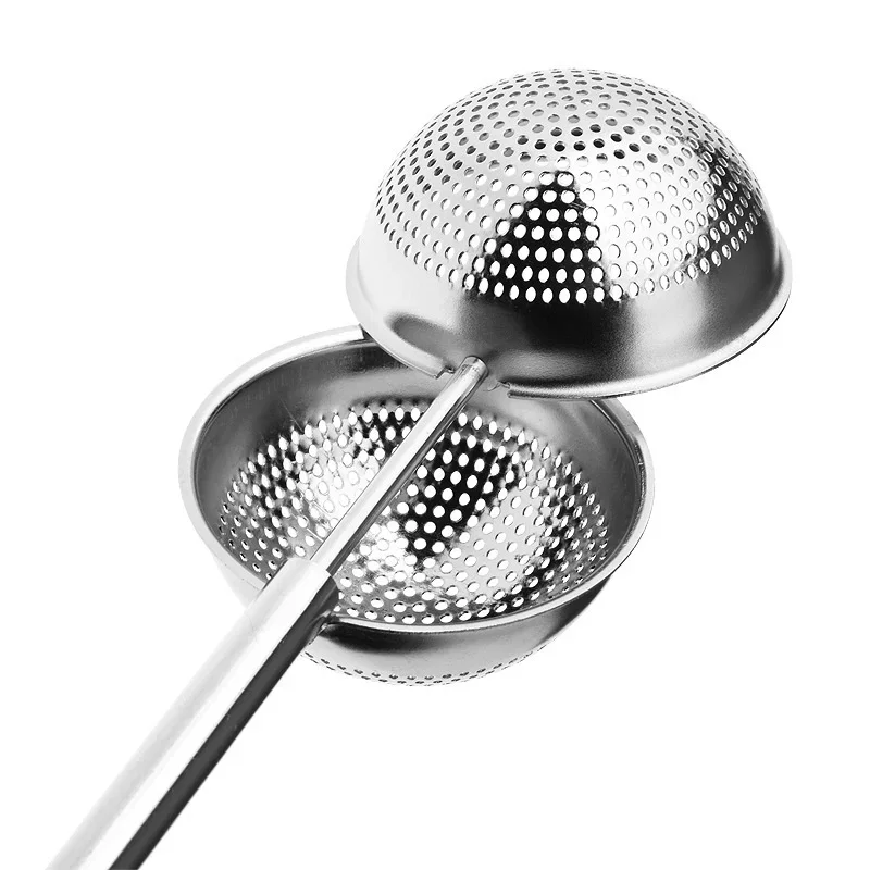 Reusable Telescopic Ball Tea Infuser Stainless Steel Tea Strainer Mesh Teaspoon Filter Spice Tea Bag Strainer Kitchen Teaware