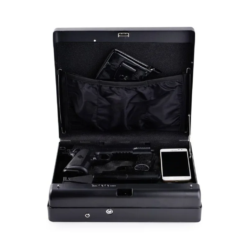 Combination Password Safe Safety Gun Key Valuables Jewelry Box Portable Safe Storage Box