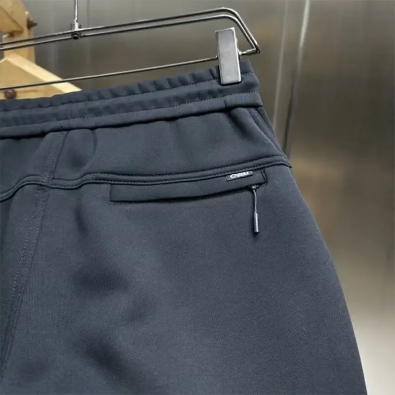 Plüsch verdickte lässige Joggerhose für Männer im Herbst und Winter, neue kältebeständige und warme Sport-Outdoor-Bekleidung, Herrenmode – Detail 7